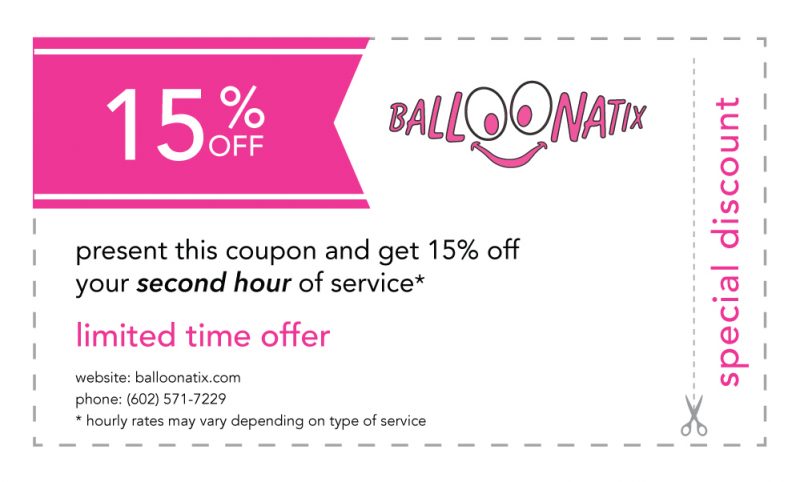 Balloonatix 15 Percent Off