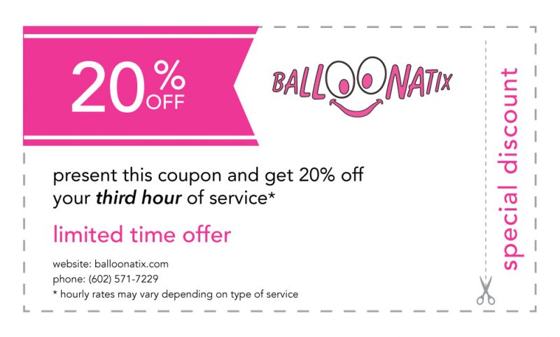Balloonatix 20 Percent Off